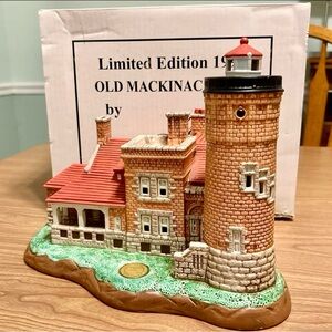 Lefton Lighthouse Old Mackinac Point Michigan - Limited Edition
